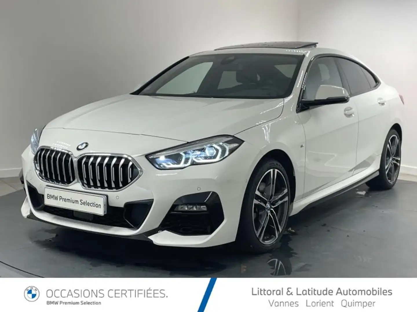 BMW 218 218iA 136ch M Sport DKG7 Blanc - 1