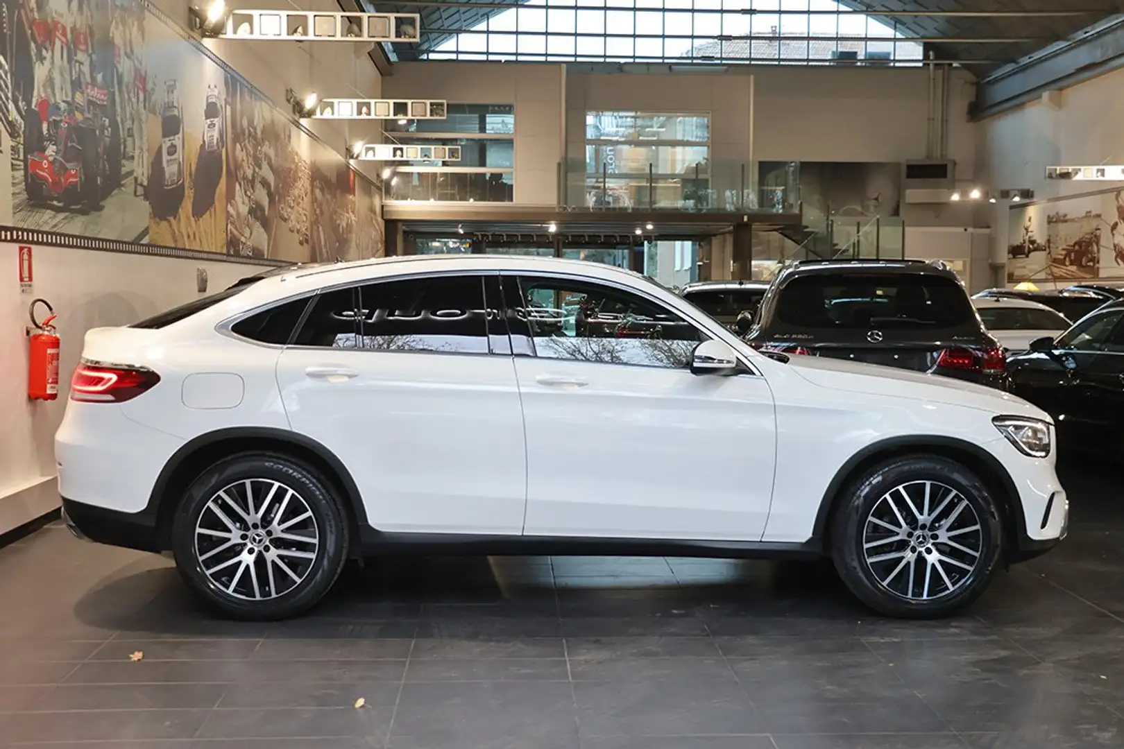 Mercedes-Benz GLC 200 4Matic Mild Hybrid Coupé Business - PELLE/19" Bianco - 2
