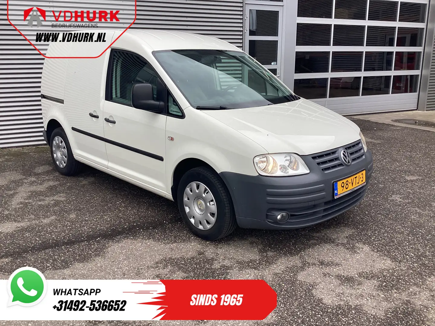 Volkswagen Caddy 2.0 SDI EXPORT ONLY MARGE NL auto/ APK 10-2025/ Ai Bianco - 1