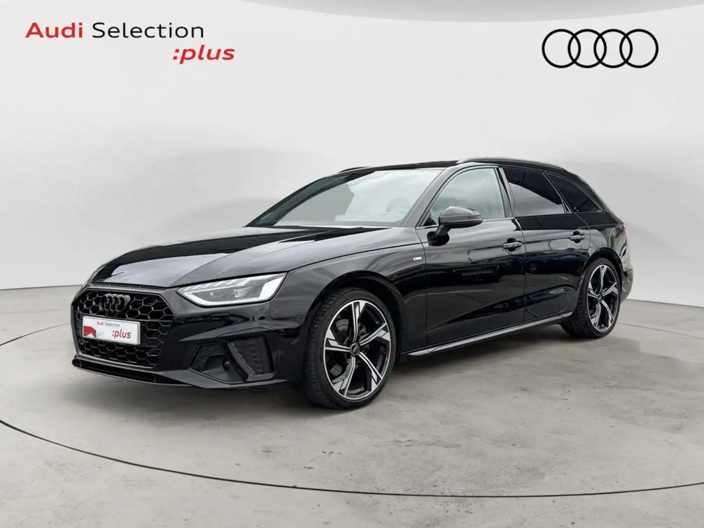 Audi A4 Avant 35 TDI Black line S tronic 120kW Noir - 1