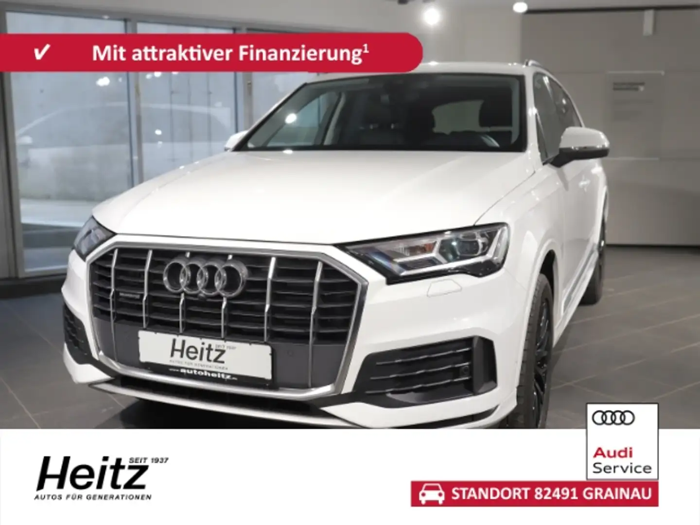 Audi Q7 50 TDI quattro tiptronic Navi Leder Sperrdiff. Білий - 1