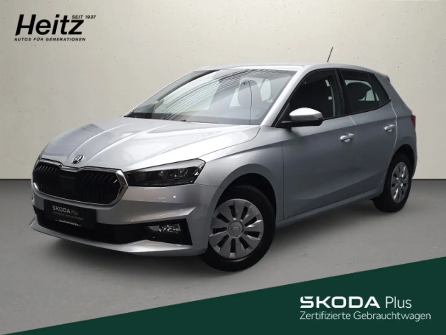 Skoda Fabia 1.0 TSI Essence Klima LED PDC Bluetooth Silber - 1