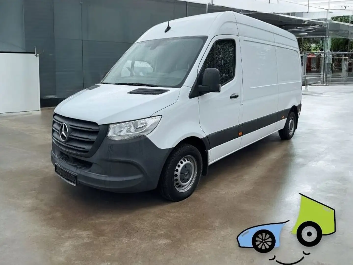 Mercedes-Benz Sprinter III Kasten 211/214 CDI L2/AHK/CarPlay Blanco - 1