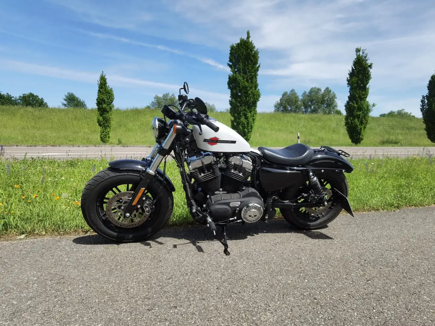 Harley-Davidson Sportster Forty Eight Gänsehaut auf Knopfdruck HD 48 Sportster 1200 Alb - 1