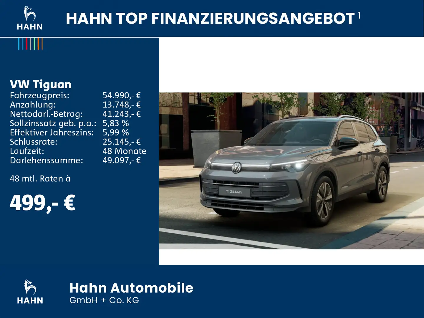 Volkswagen Tiguan Life 2,0 l TSI 4M 150 kW/204 PS Pano AHK Gris - 2