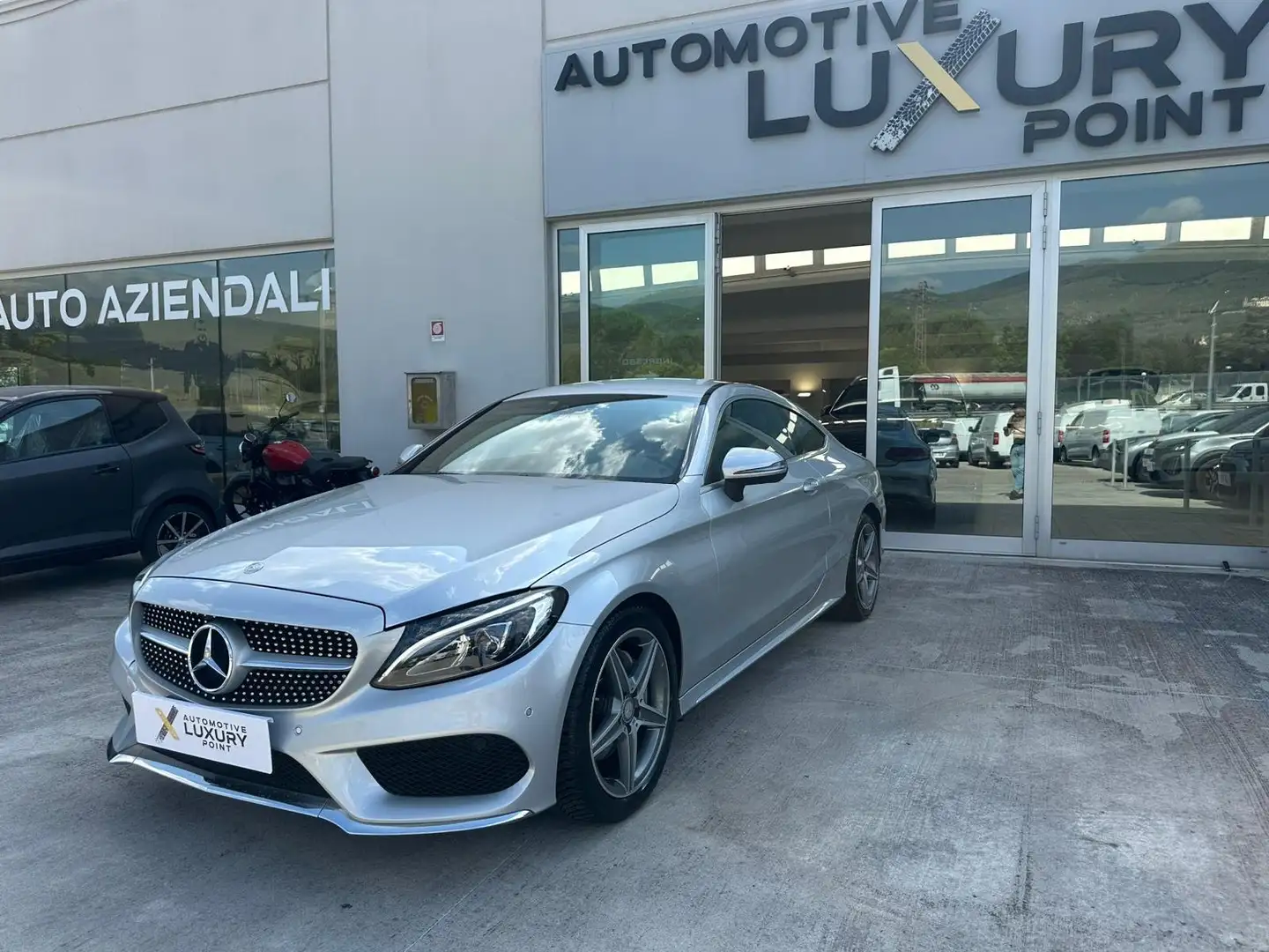 Mercedes-Benz C 220 C Coupe 220 d Premium auto Zilver - 1