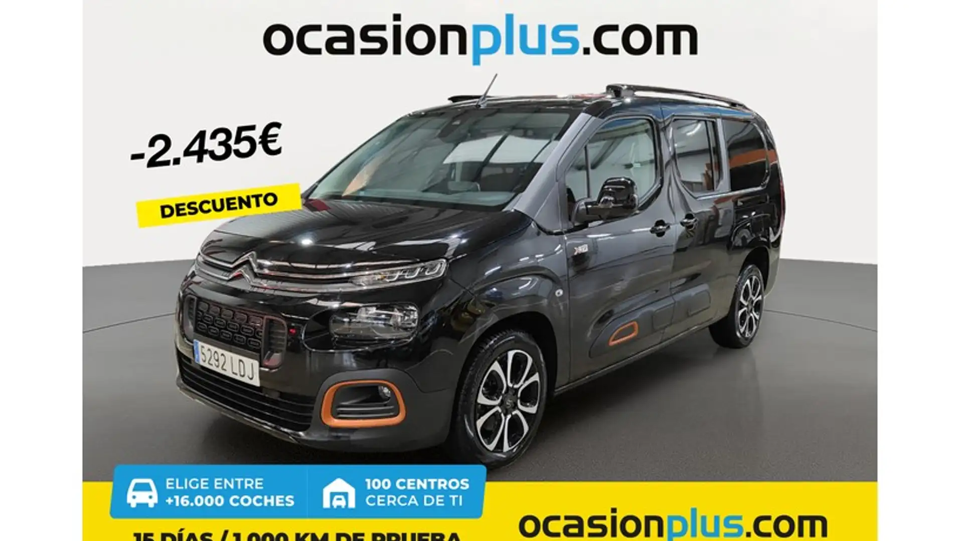 Citroen Berlingo Van BlueHDi S&S Talla M Driver EAT8 130 Zwart - 1