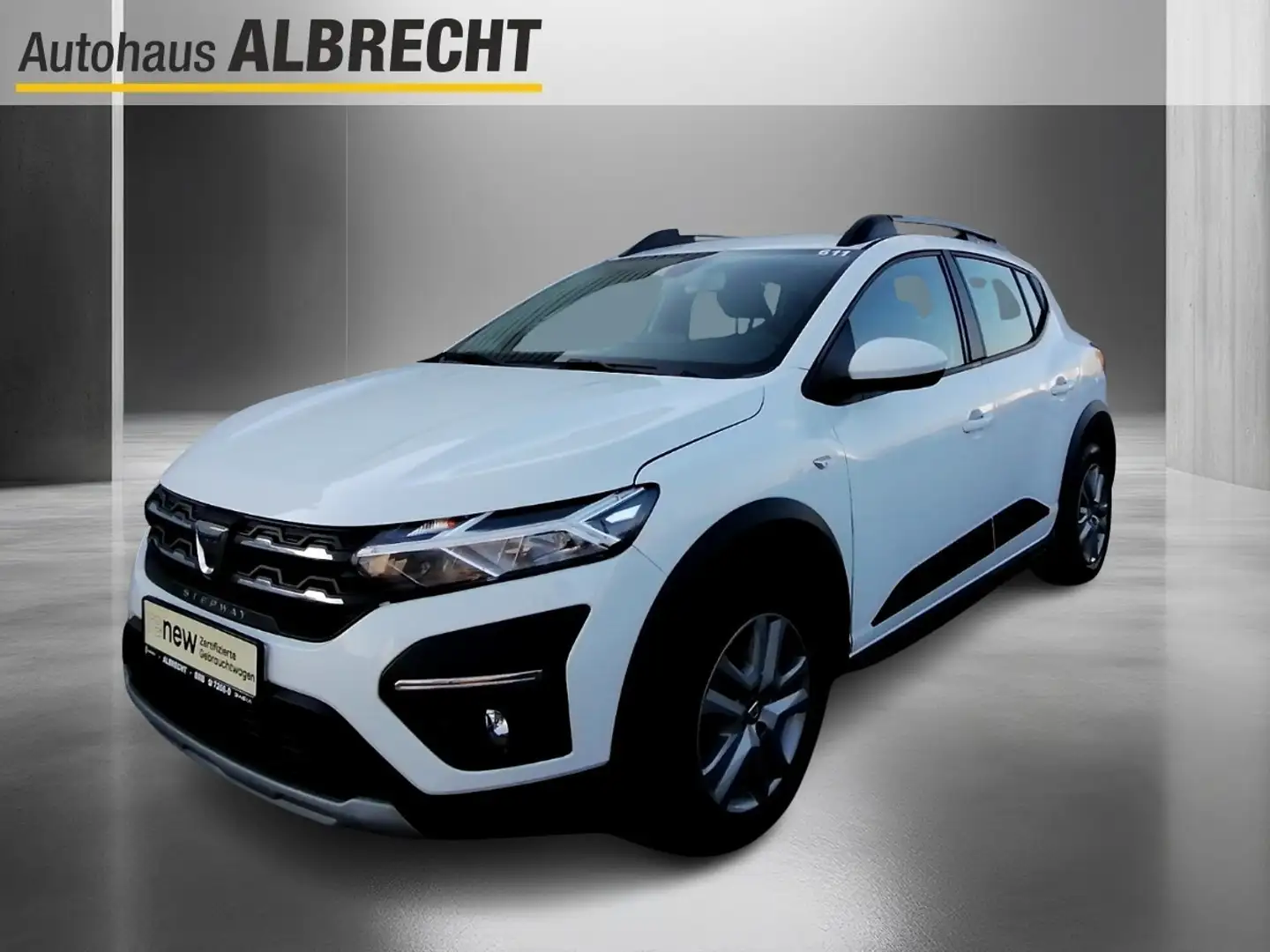 Dacia Sandero Stepway Comfort TCe 100 ECO-G/ Benzin Weiß - 1