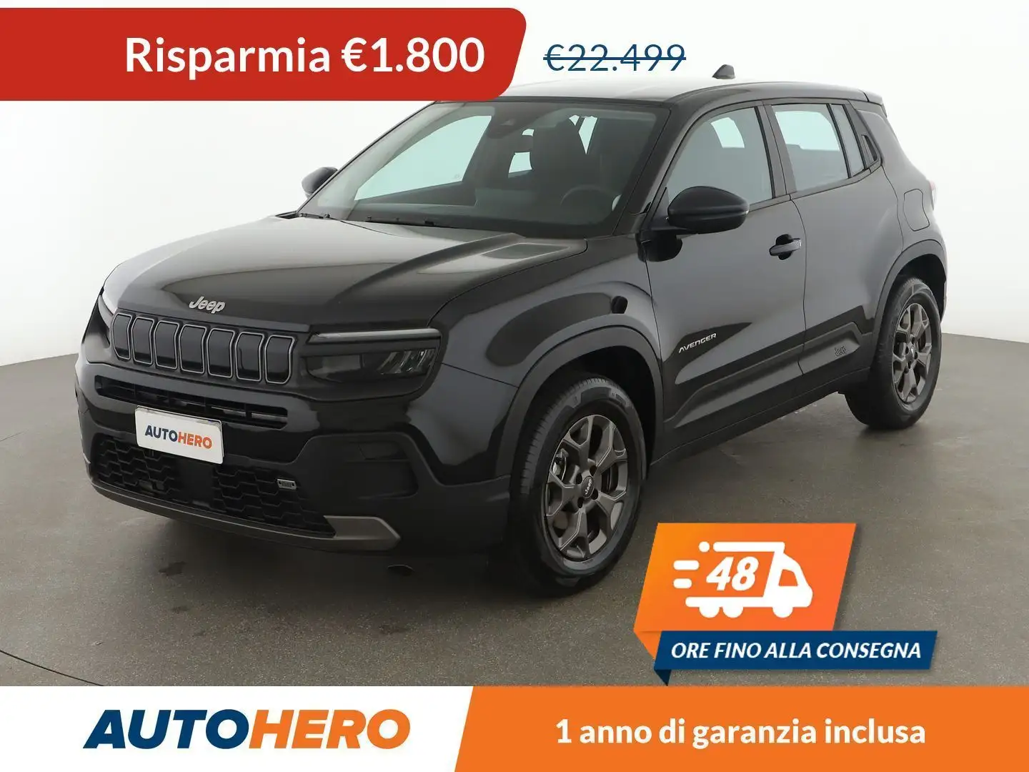 Jeep Avenger 1.2 T-GDI Longitude 100 CV Nero - 1