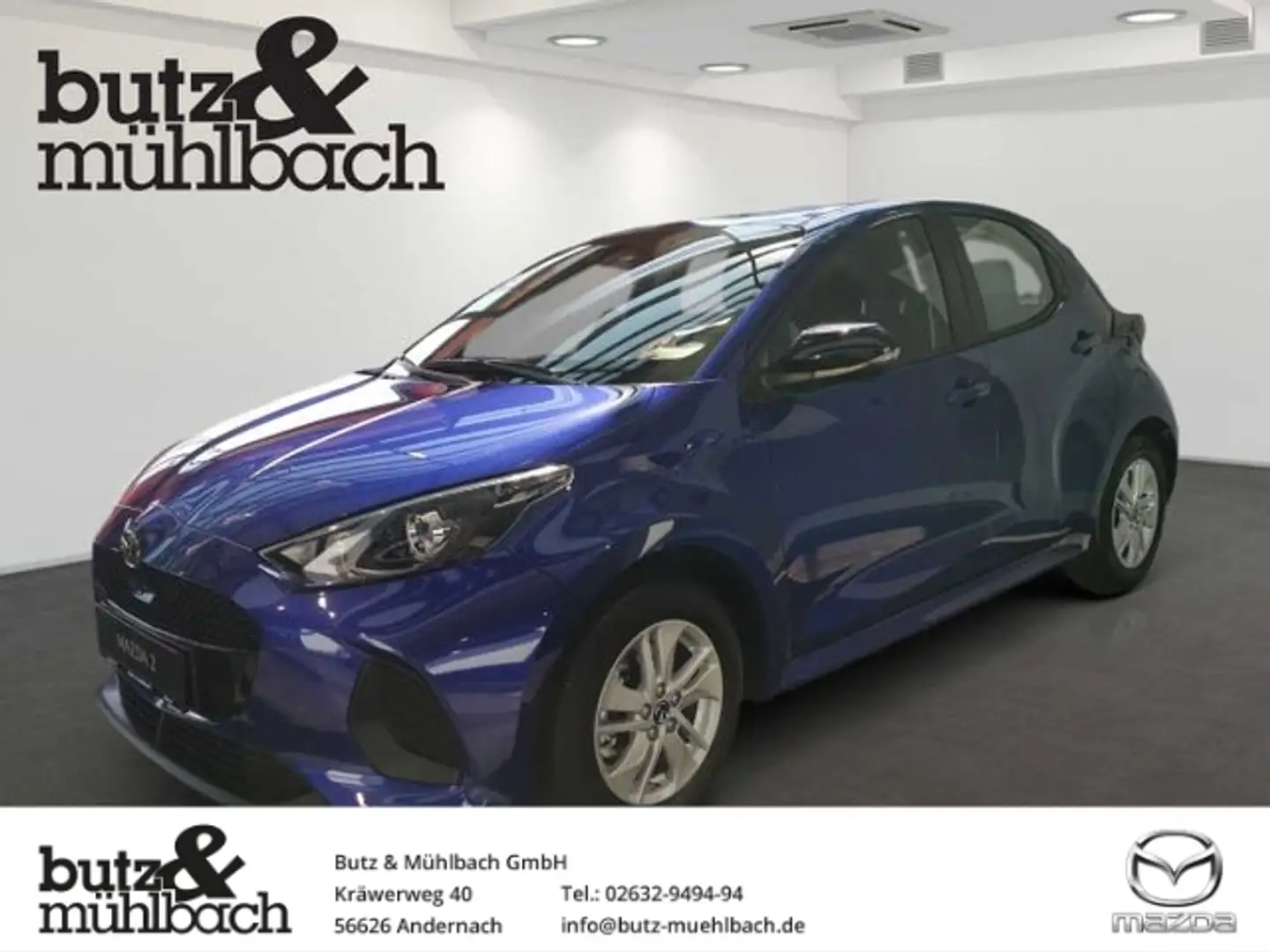 Mazda 2 1.5 VVT-i 116 CVT CENTRE-LINE Apple CarPlay Androi Modrá - 1