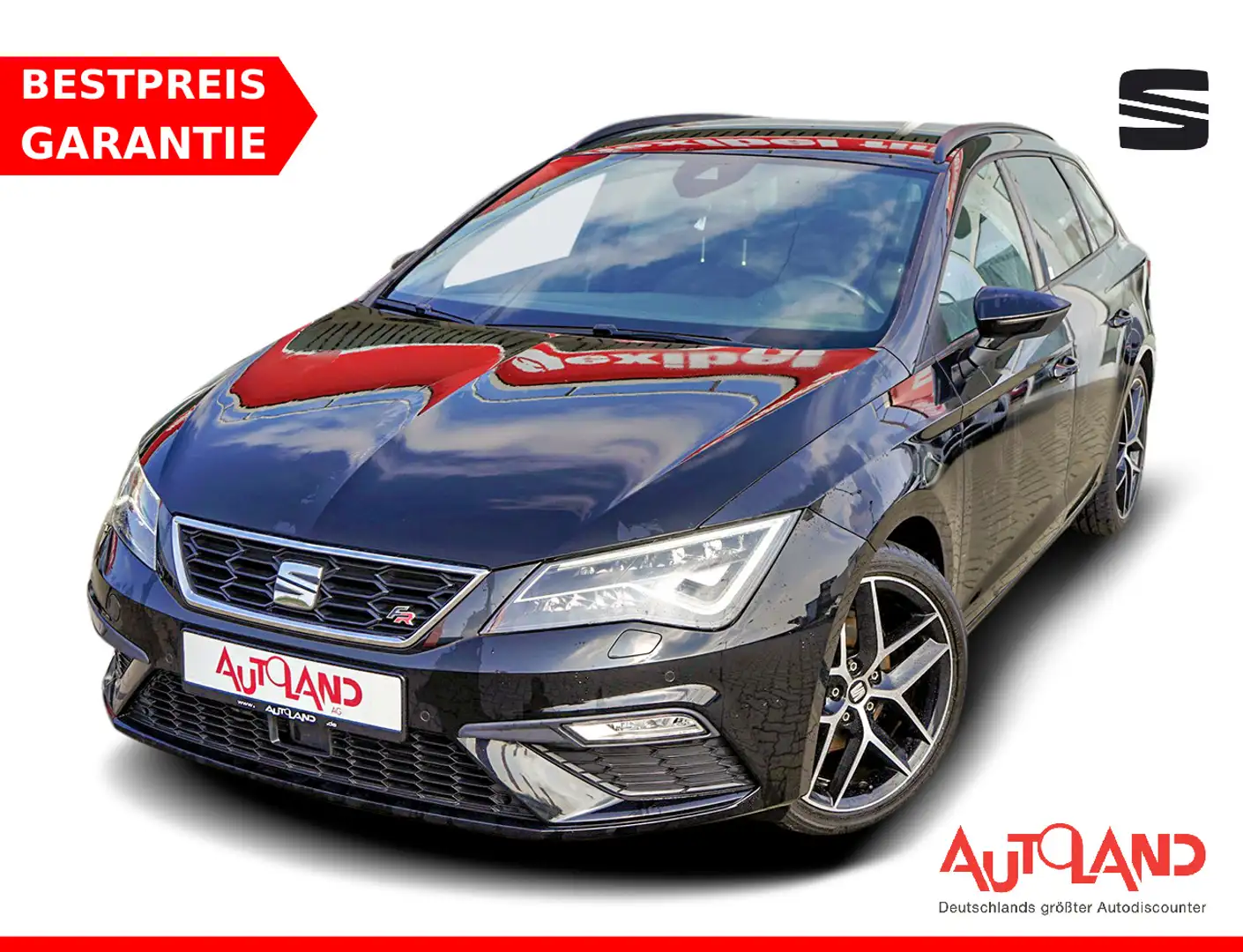 SEAT Leon ST 1.5 TSI DSG FR LED Navi Kamera ACC VC Schwarz - 1