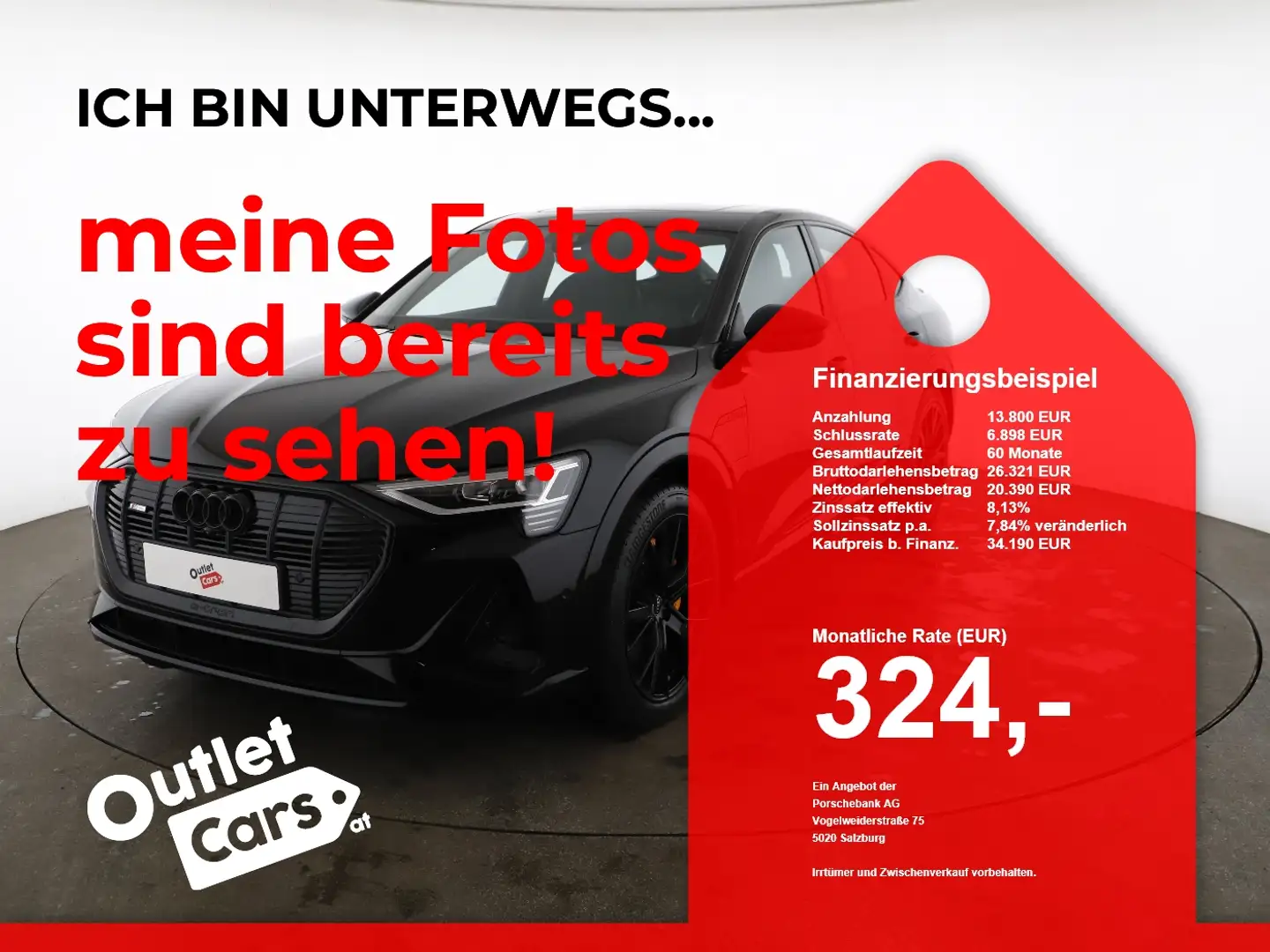 Audi e-tron Sportback 55 quattro S-Line MATRIX+ASSIST Schwarz - 1