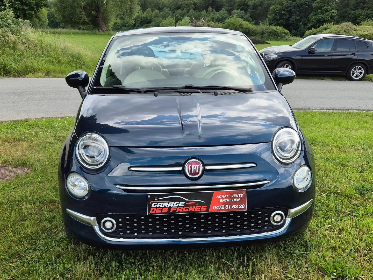 Fiat 500 1.2i ECO Eleganza, automatique !! Blauw - 2