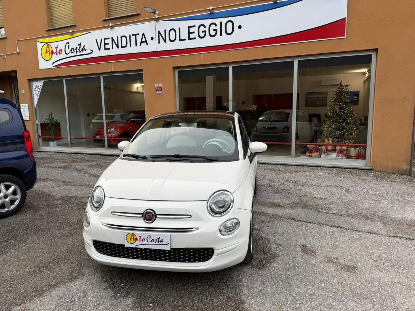 Fiat 500 500 1.2 Lounge 69cv Unico Proprietario Restayling Blanc - 1