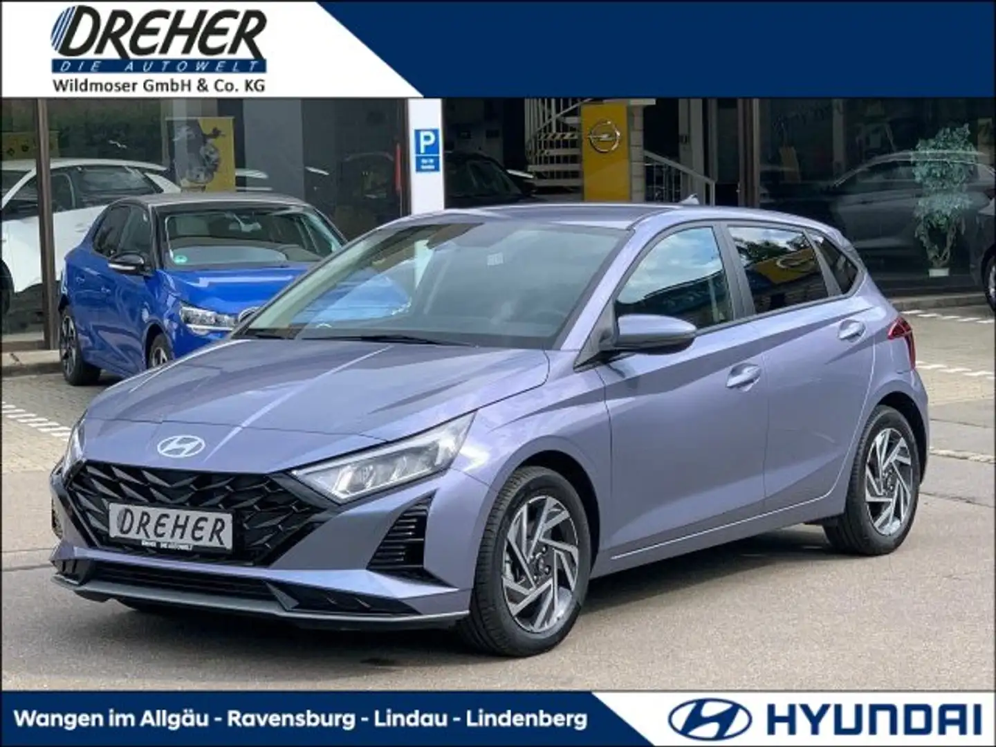 Hyundai i20 i20 Smart Klima/Kamera/Tempomat/MF-Lenkrad/UVM. Blau - 1