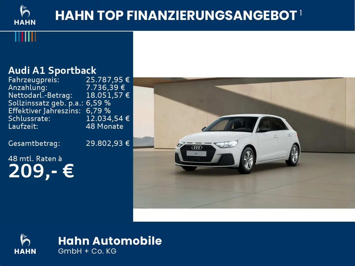 Audi A1 25 TFSI 70(95) kW(PS) S tronic Blanc - 2