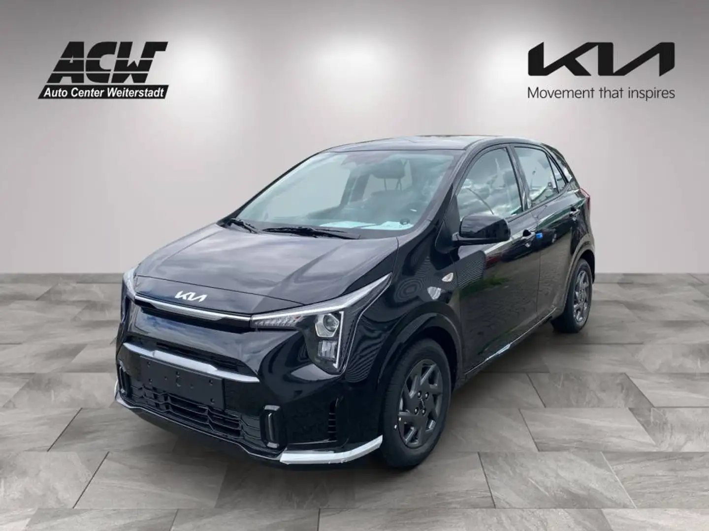 Kia Picanto PICANTO 1.0 AMT VISION *RÜCKFAHRKAMERA* PARKSENSOR Schwarz - 1
