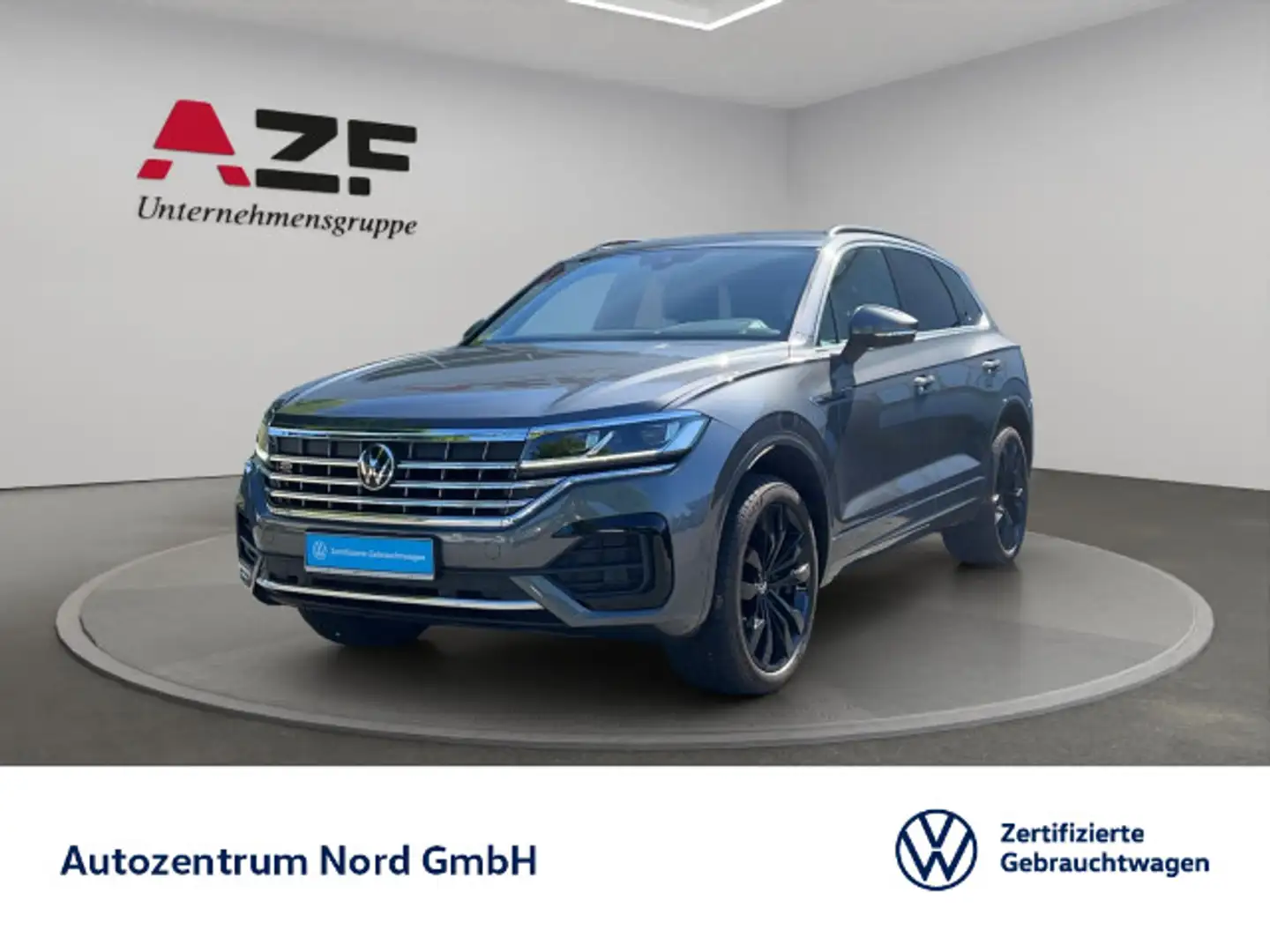 Volkswagen Touareg 3.0 TDI 4M Tip. R-Line AHK+STANDHZG.+NAV Grau - 1
