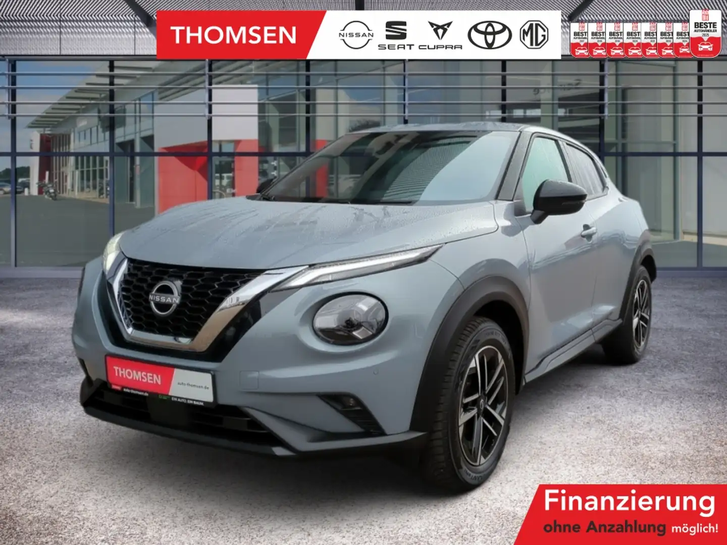 Nissan Juke 1.0 DIG-T N-Connecta LED Winterp. SpurH Grijs - 1