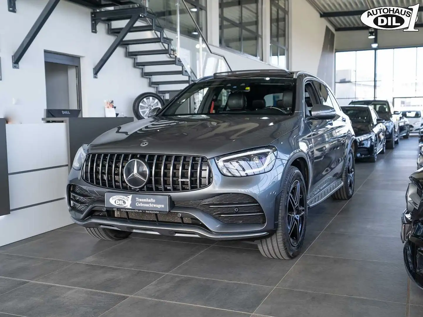 Mercedes-Benz GLC 43 AMG *R-KAMERA*PANO*Distr.+*AHK* Gris - 2