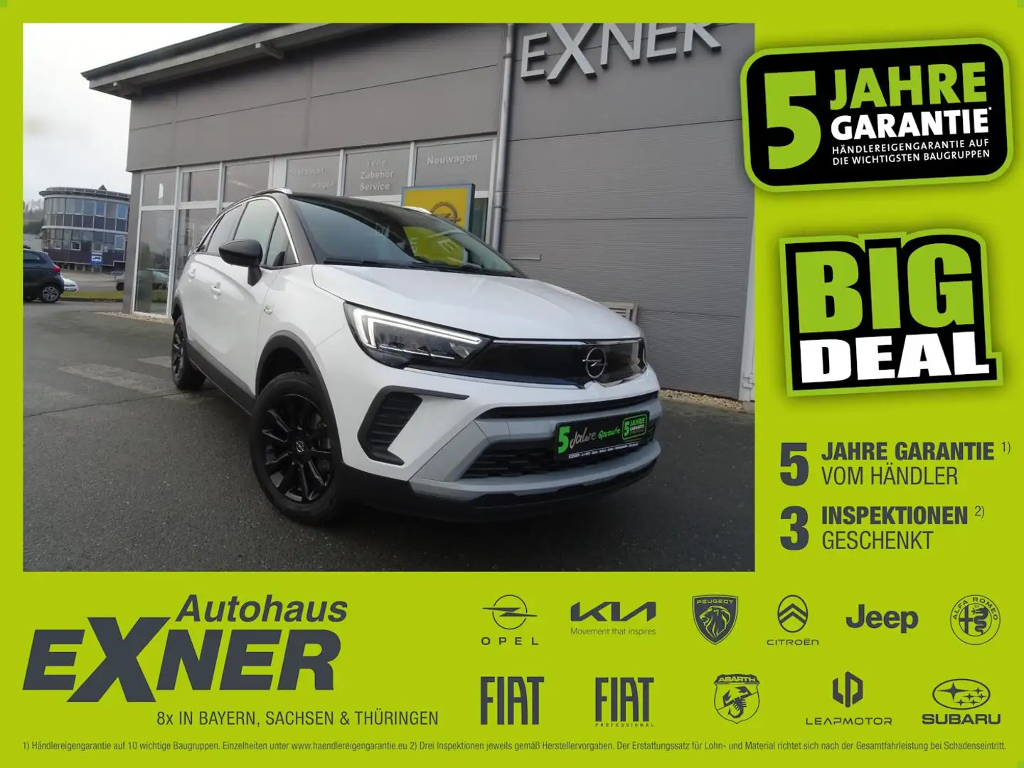 Opel Crossland 1.2 Turbo ELEGANCE LED+SHZ+Winterp.+LM Alb - 1