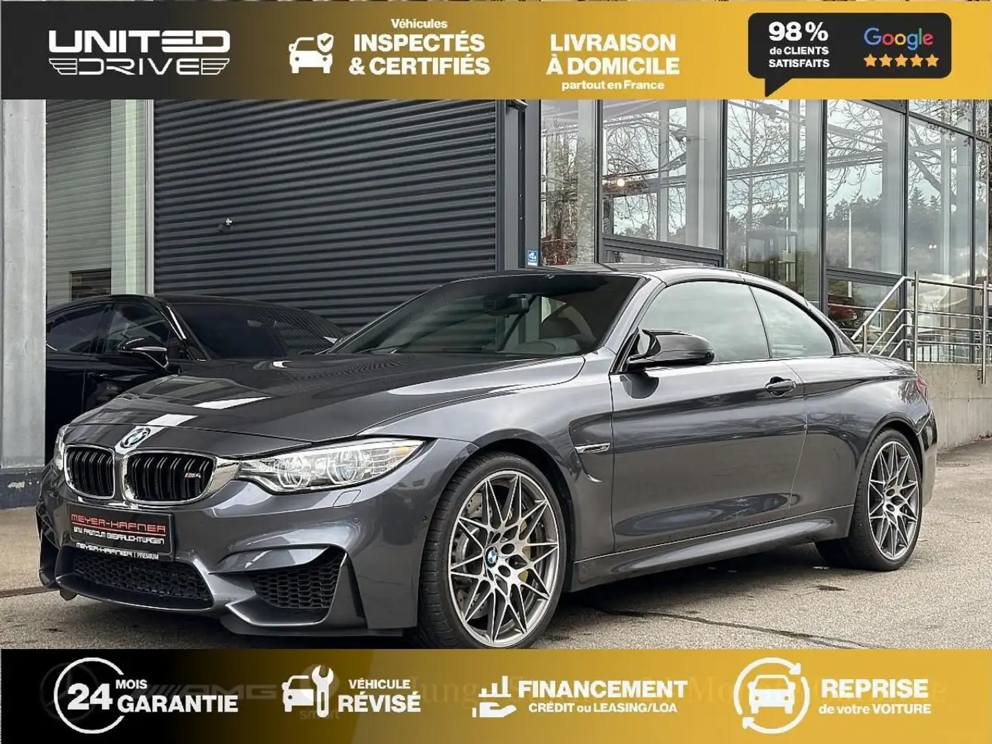 BMW M4 M4 Cabriolet - BV DKG CABRIOLET F33 F83 M4 PHASE 1 Gris - 1