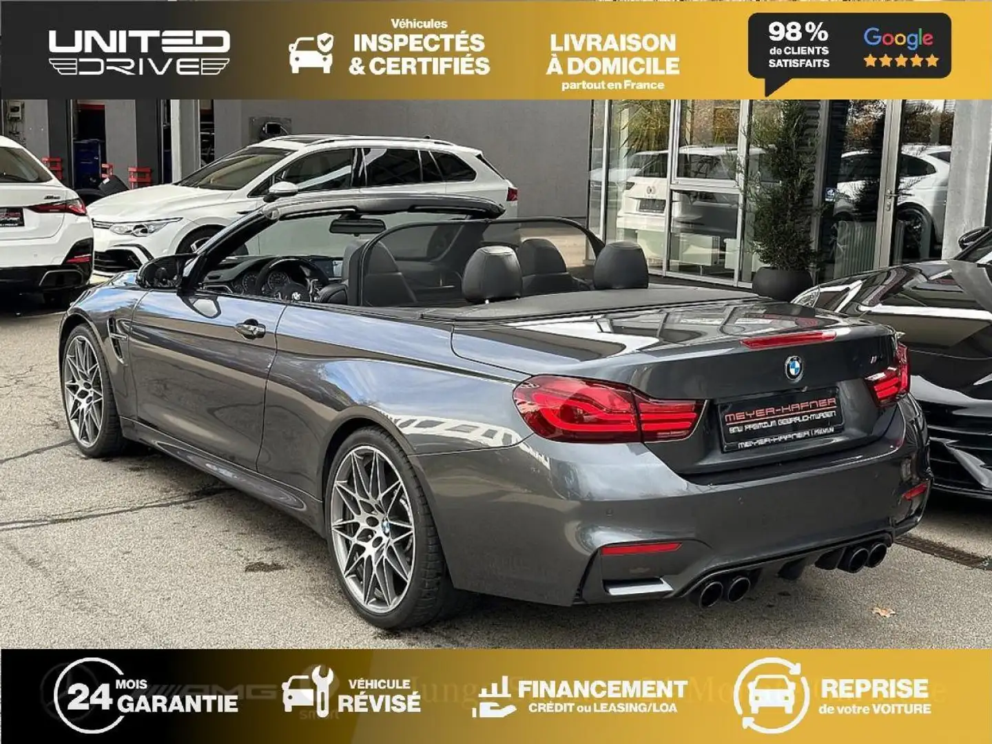 BMW M4 M4 Cabriolet - BV DKG CABRIOLET F33 F83 M4 PHASE 1 Gris - 2