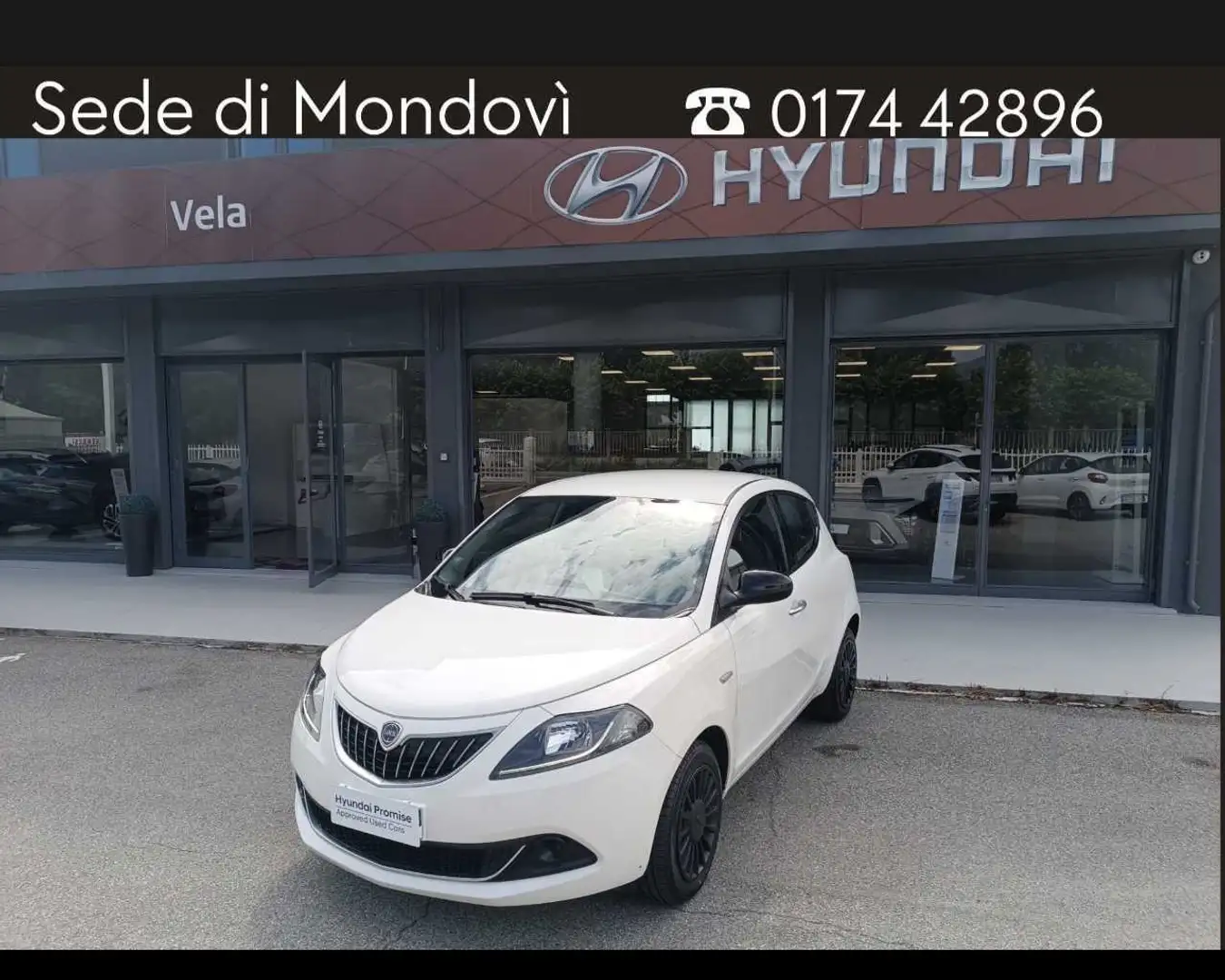 Lancia Ypsilon 1.0 FireFly Hybrid Silver Blanc - 1
