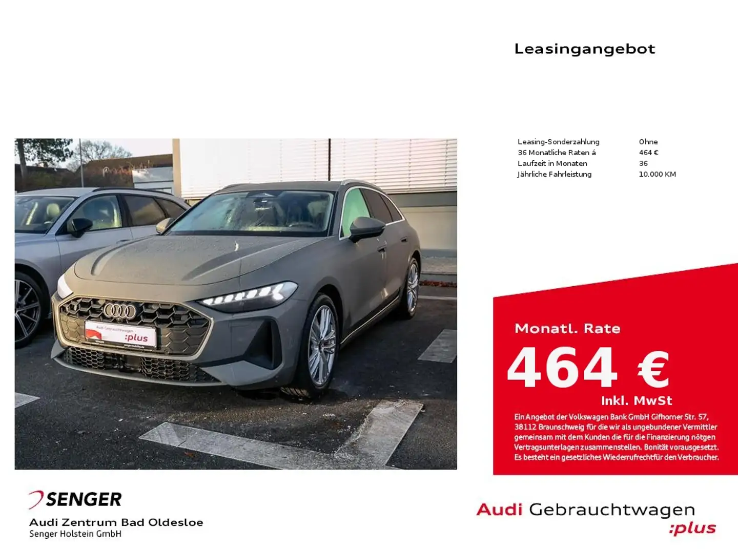 Audi A5 Avant TFSI S tronic Nav AHK PDC LED+ Grau - 1