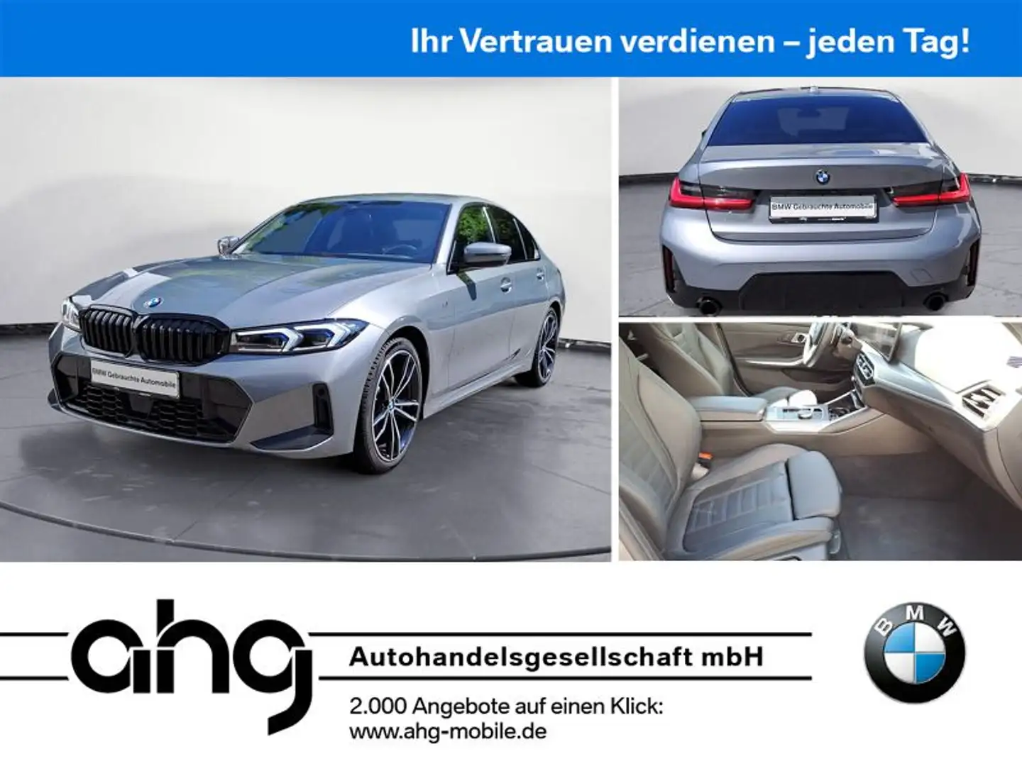 BMW 320 i Automatik M Sportpaket Innovationsp. RFT Grigio - 1