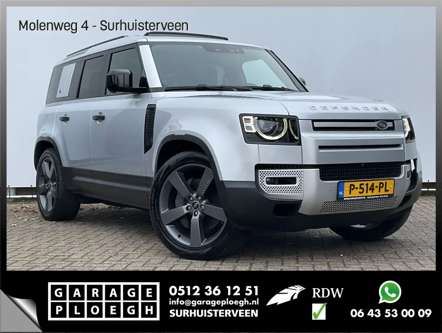 Land Rover Defender 110 2.0 P400e 110 X-Dynamic HSE Pano Full Navi Tre Gris - 1