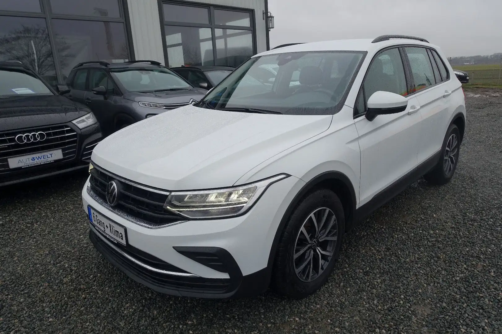 Volkswagen Tiguan 2.0TDI KAM ACC LED APP DAB AHK Scheckheft Blanc - 2