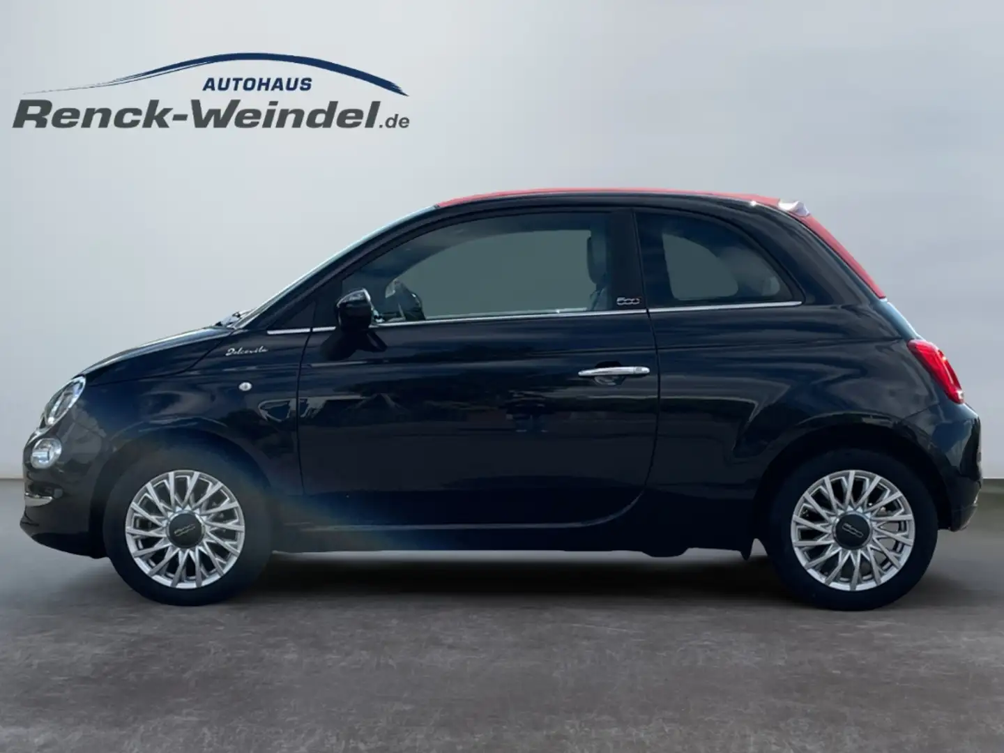 Fiat 500C DolceVita 1.0 GSE Hybrid Klima PDC Temp BT DAB App Schwarz - 2