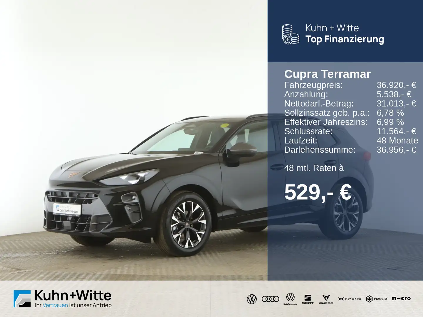 CUPRA Terramar 1.5 eTSI *AHK*LED*RFK*SHZ*AppleCar* Schwarz - 1
