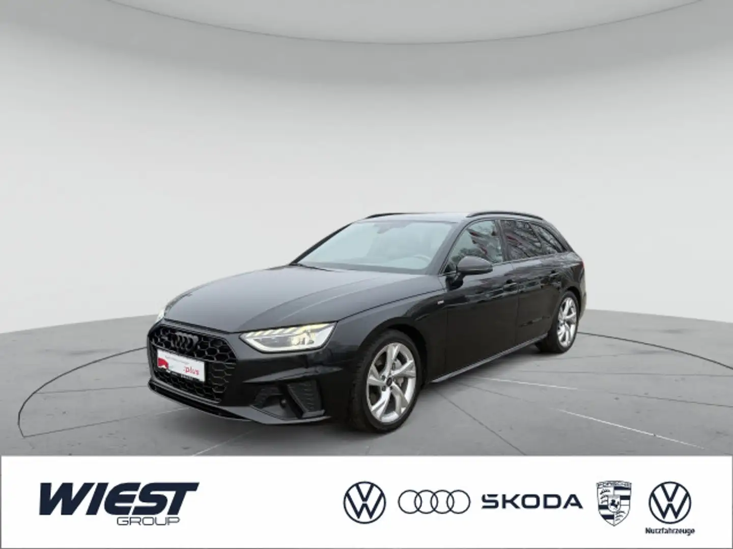 Audi A4 40 TDI qu. S tronic S line 2x S line AH Schwarz - 1