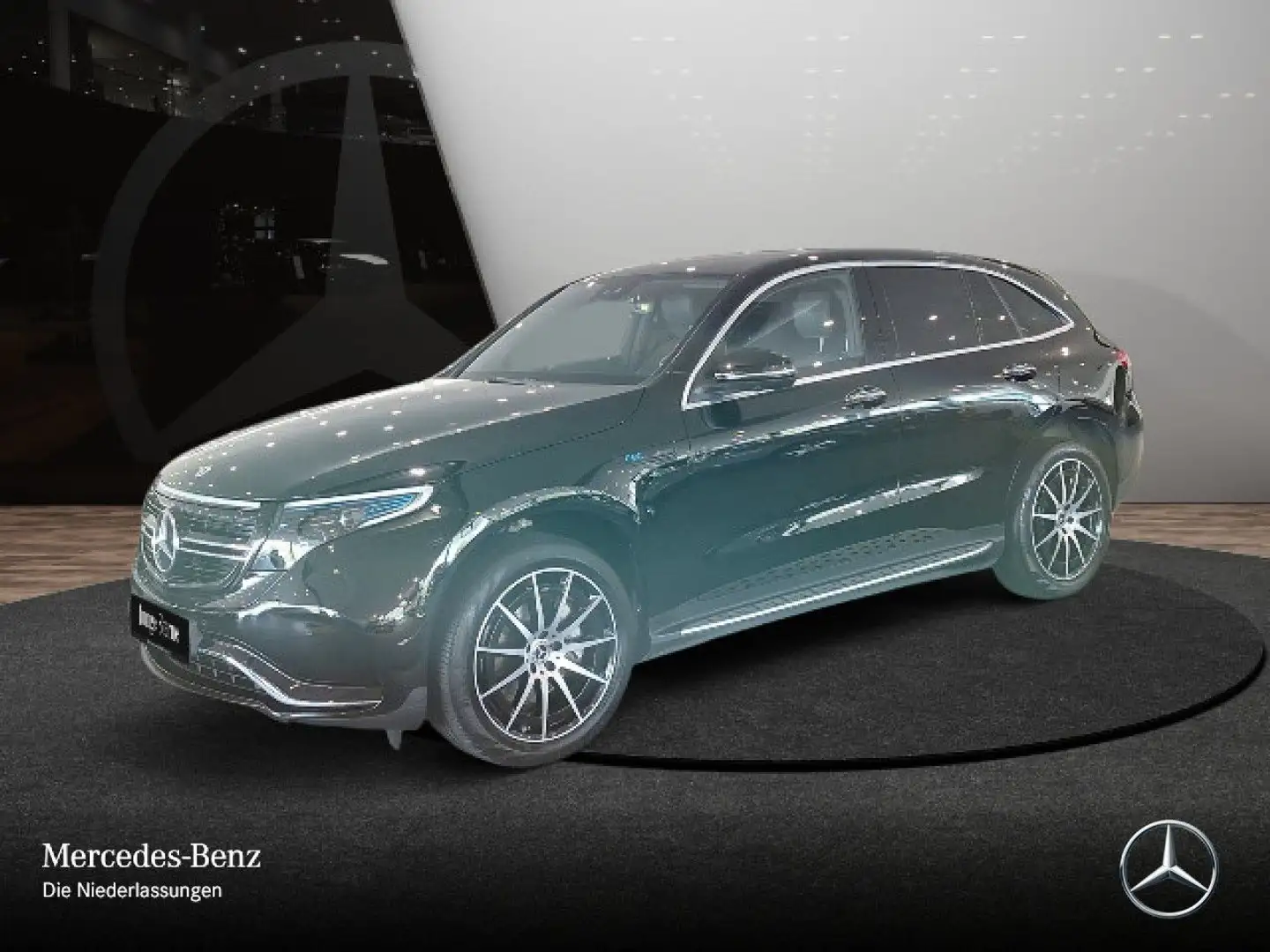 Mercedes-Benz EQC 400 4M AMG+360+AHK+MULTIBEAM+KEYLESS Noir - 2