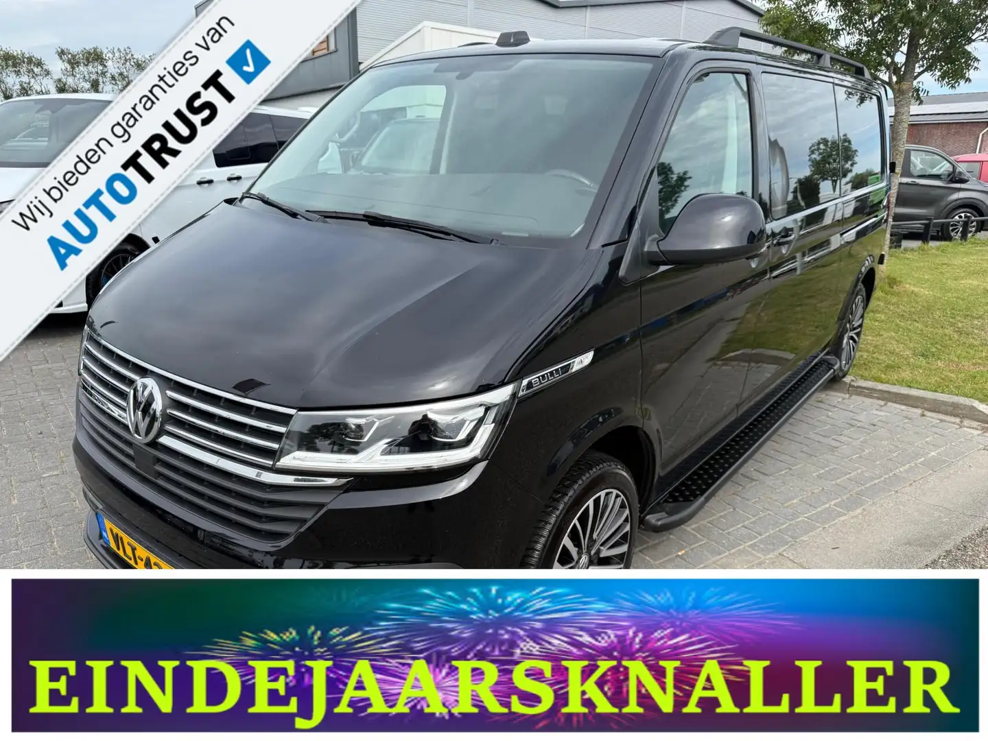 Volkswagen T6.1 Transporter 2.0 TDI L2H1 DC  2.0 TDI 204Pk Bulli 4- MOTION Dub Noir - 1
