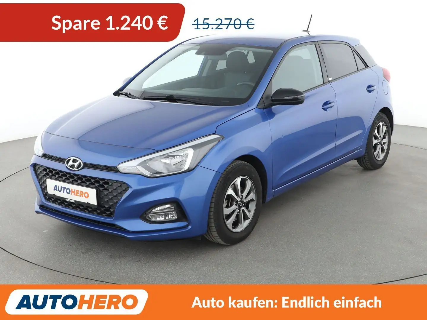 Hyundai i20 1.0 TGDI YES! Aut.*TEMPO*CAM*PDC*SHZ*KLIMA* Blau - 1