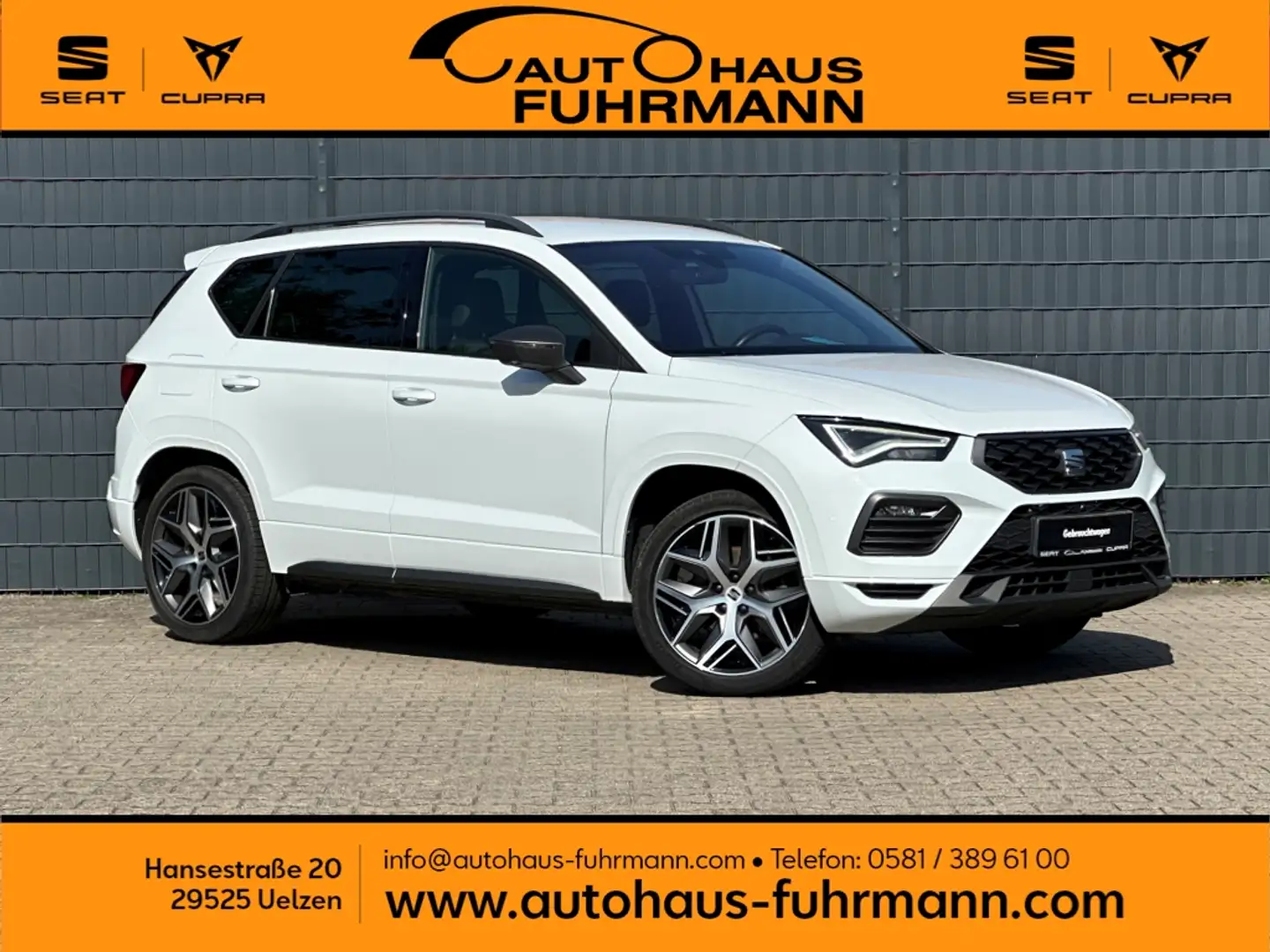 SEAT Ateca FR 4D 2.0 TSI DSG BEATS/eKLAPPE/NAV/SHZ/XL Blanc - 1