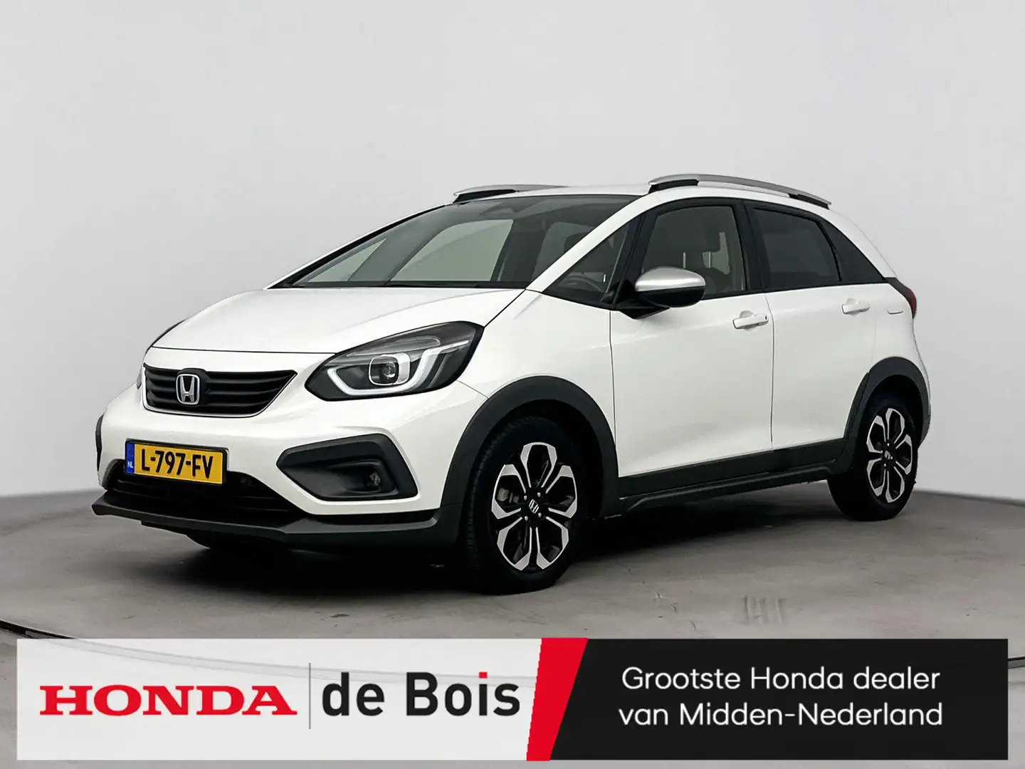 Honda Jazz 1.5 e:HEV Crosstar | Lage km-stand! | Navigatie | Wit - 1