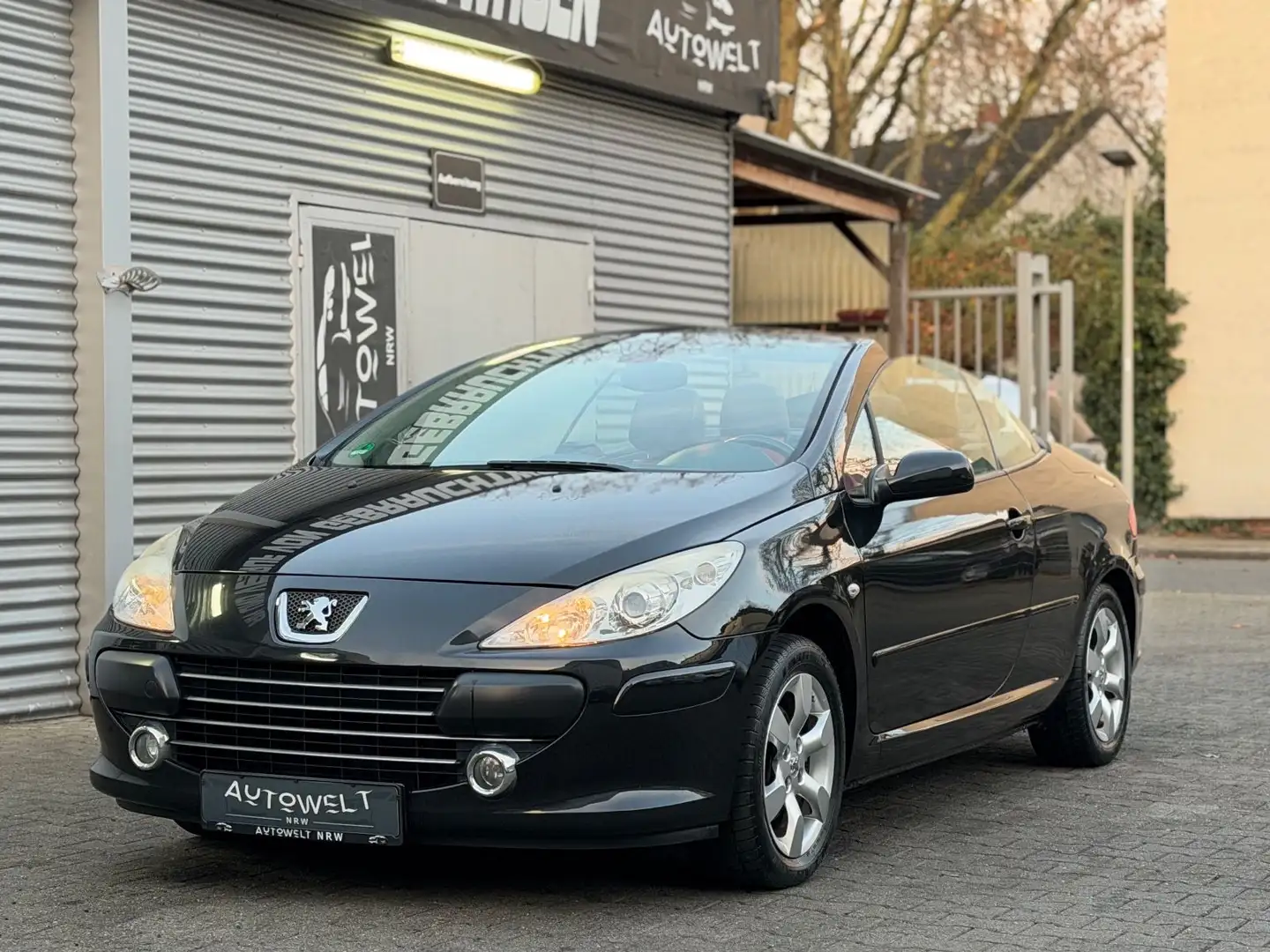 Peugeot 307 CC 2.0 Cabrio Tendance Automatik *LEDER*PDC* Zwart - 2
