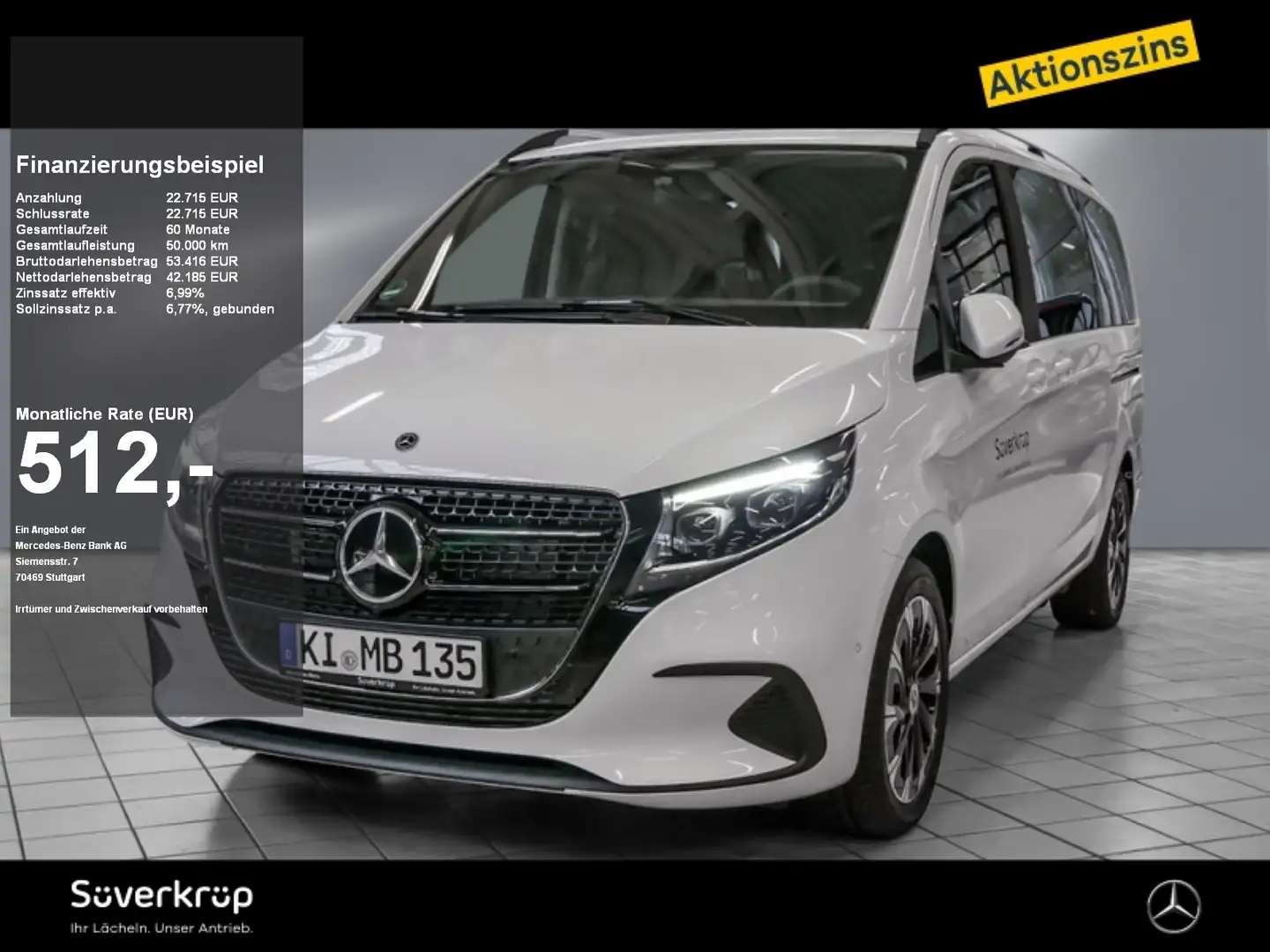 Mercedes-Benz V 220 STYLE MOPF LIEGE WINTER STANDH AHK 2,5T 7SITZER Blanco - 1