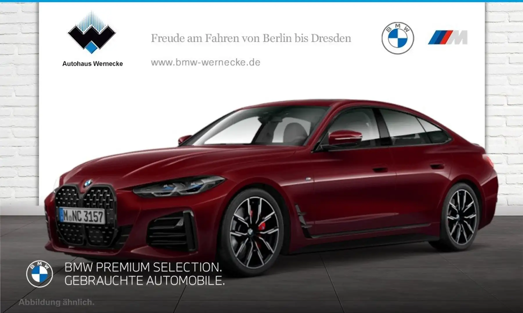 BMW 430 i Gran Coupé M Sport HK HiFi DAB WLAN GSD Rosso - 1
