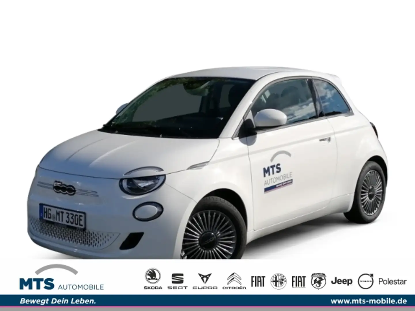 Fiat 500e Icon 2022 Navi SHZ R-Kamera Apple CarPlay LM, Andr Weiß - 1