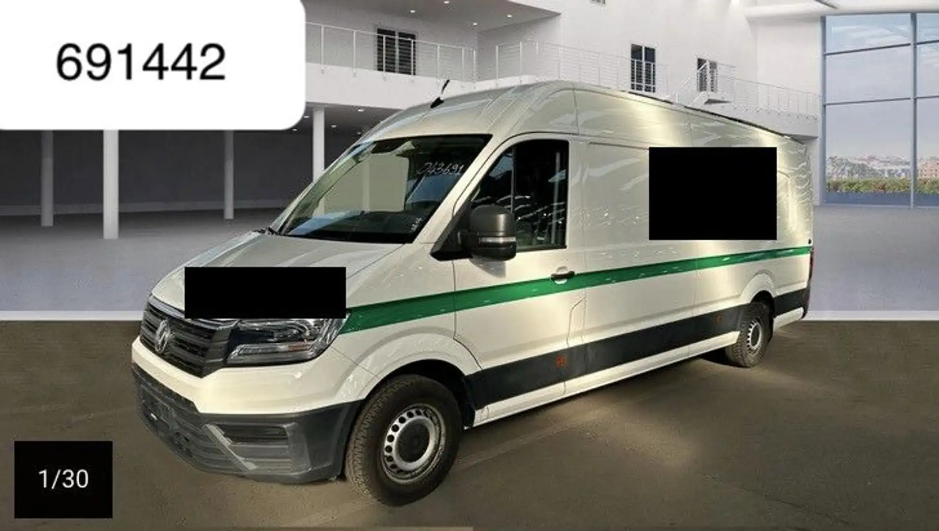 Volkswagen Crafter lang Hochdach NAVI/LED/KAM/LEDER/STHZ Fehér - 1