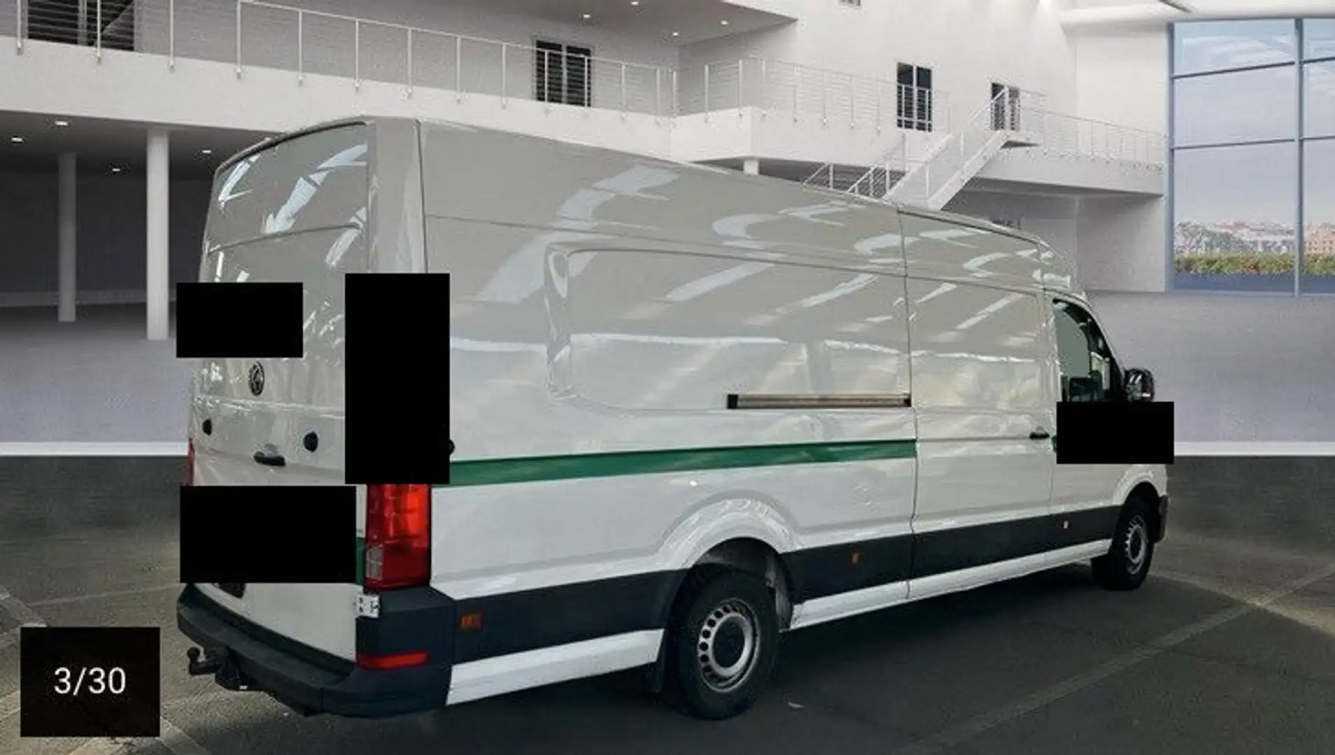 Volkswagen Crafter lang Hochdach NAVI/LED/KAM/LEDER/STHZ Fehér - 2