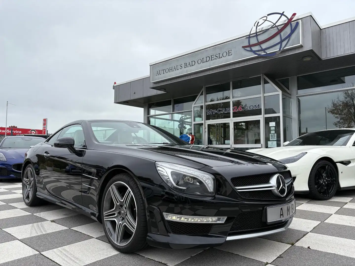 Mercedes-Benz SL 63 AMG +Massage+H&K+Deutsches Fzg Schwarz - 2