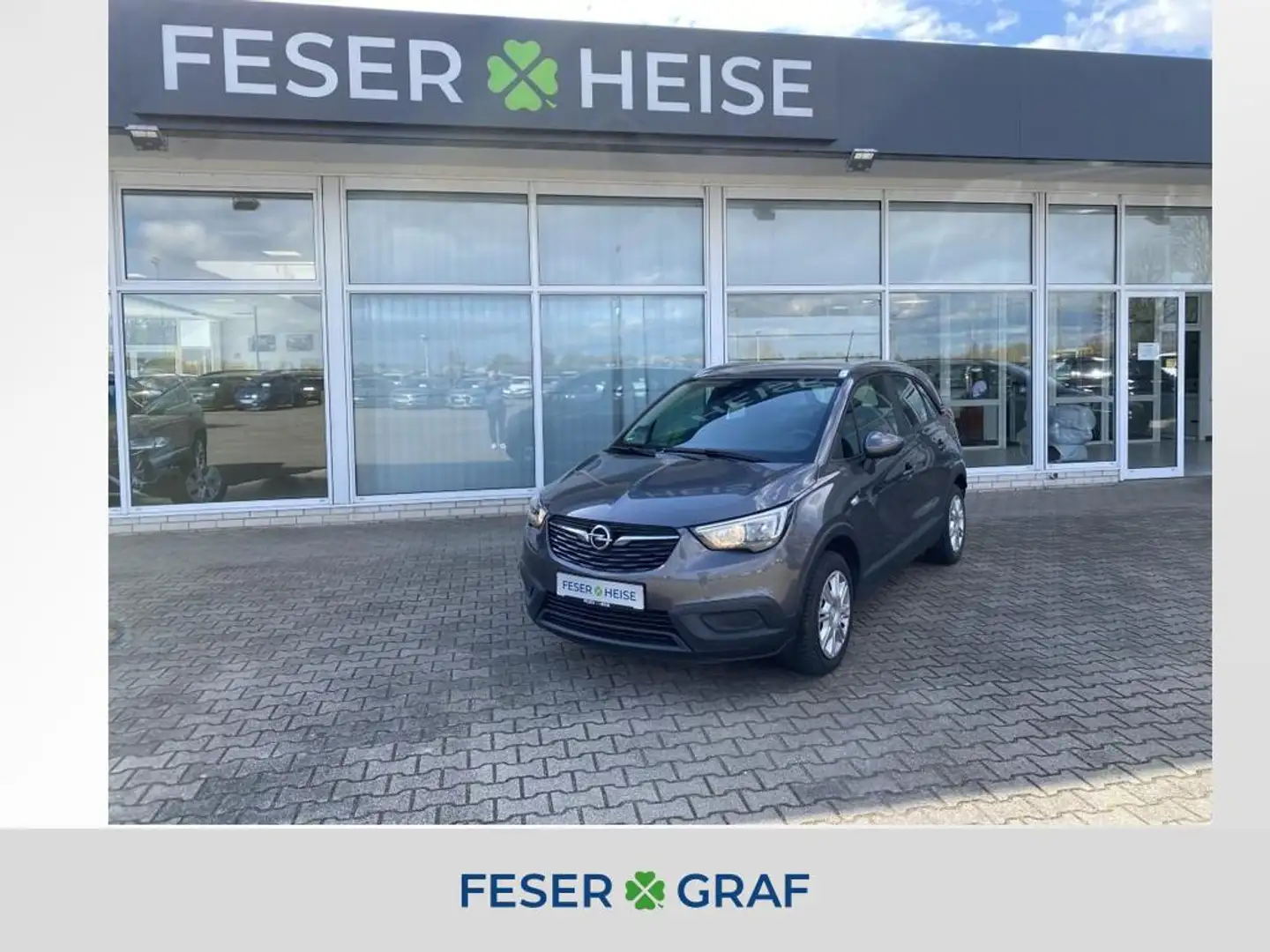 Opel Crossland X 1.2 Turbo Edition Automatik*Tempomat*Klima*SHZ Grau - 1