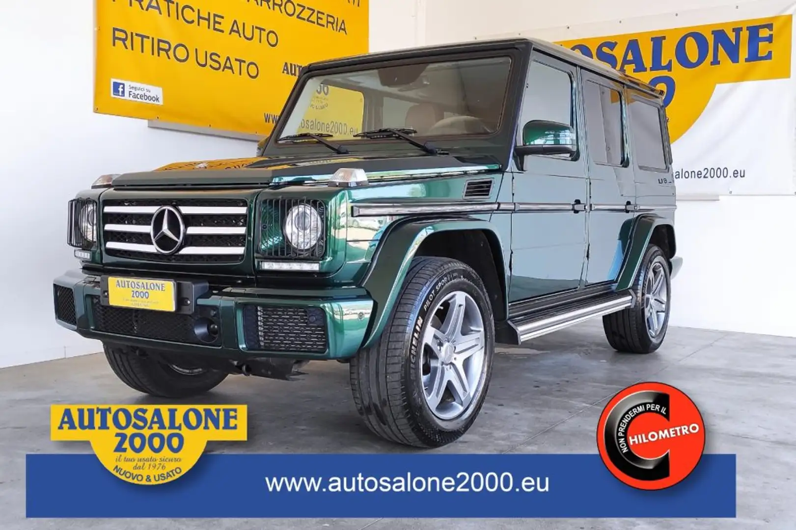 Mercedes-Benz G 350 d S.W. GANCIO TRAINO/INTERNI TABACCO Zielony - 1