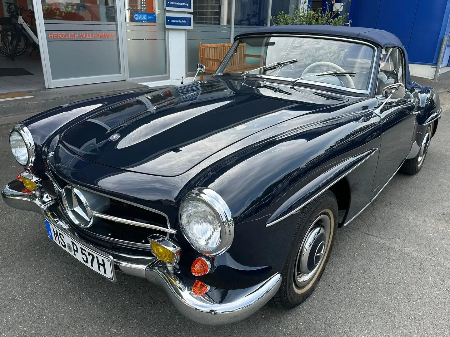 Mercedes-Benz 190 SL/TRAUMZUSTAND/FRAME OFF/WG- 170TSND!!! Blau - 2